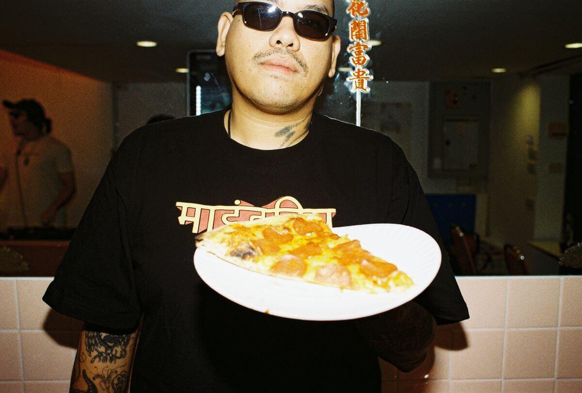 Guy with a slice