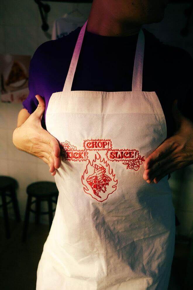 Kick Chop Slice apron